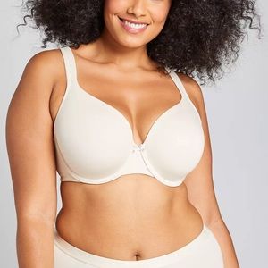 Lane Bryant Cacique 38F beige lined bra NWT